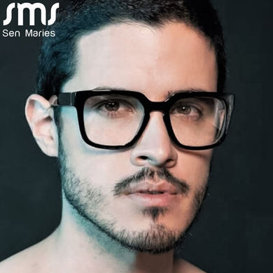 Square Retro Glasses Frames Anti Blue Men Women Rivet Brand Designer Optical Eyeglasses Eyewear Computer Glasses