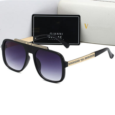 Square Retro Sunglasses Women  Brand Design Vintage Sun Glasses Letter Frame Eyewear Unisex UV400 Oculos Feminino