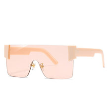 Carica l&#39;immagine nel visualizzatore di Gallery, Square Rimless Sunglasses For Women Men Oversized One Piece Glasses Cutting Lens Brand Designer Shades Sun Glasses