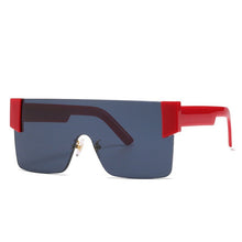 Carica l&#39;immagine nel visualizzatore di Gallery, Square Rimless Sunglasses For Women Men Oversized One Piece Glasses Cutting Lens Brand Designer Shades Sun Glasses