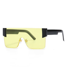 Carica l&#39;immagine nel visualizzatore di Gallery, Square Rimless Sunglasses For Women Men Oversized One Piece Glasses Cutting Lens Brand Designer Shades Sun Glasses