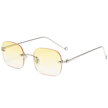 Load image into Gallery viewer, Square Rimless Sunglasses Women Vintage Sun Glasses Retro Small Frame Summer Style Female uv400 Blue Gradient Eyeglass