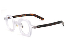 Carica l&#39;immagine nel visualizzatore di Gallery, Square Round Acetate Glasses Frame Retro Women Full Rim Optical Eyewear Brand Design Clear Lens Myopia Eyeglasses Men Spectacle