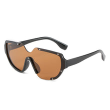 Load image into Gallery viewer, Square Semi-rimless Green Sun Glasses Shades 2023 summer Brand Designer Trendy Beach Vacation Sunglasses Oculos De Sol