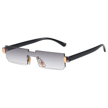 Load image into Gallery viewer, Square Small Sunglasses Retro Women&#39;s Sunglasses Vip Vintage One Piece Rimless Sun Glasses Men Clear Pink Shades Uv400 Eyewear