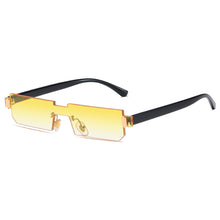 Load image into Gallery viewer, Square Small Sunglasses Retro Women&#39;s Sunglasses Vip Vintage One Piece Rimless Sun Glasses Men Clear Pink Shades Uv400 Eyewear