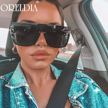 Load image into Gallery viewer, Square Steampunk Sunglasses 2023 Women Men Oversized Big Frame Sun Glasses Female  Brand Designer Eyeglasses UV400