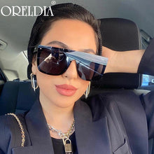 Load image into Gallery viewer, Square Steampunk Sunglasses 2023 Women Men Oversized Big Frame Sun Glasses Female  Brand Designer Eyeglasses UV400