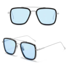 Load image into Gallery viewer, Square Sunglasses Lentes de Iron Man Vintage Retro Metal Frame Sun Glasses Women
