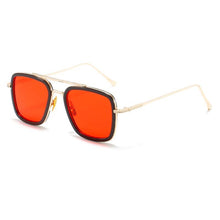Load image into Gallery viewer, Square Sunglasses Lentes de Iron Man Vintage Retro Metal Frame Sun Glasses Women