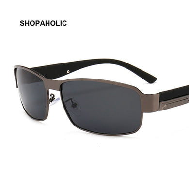 Square Sunglasses Men Polarized Mirror Retro Vintage Sun Glasses For Men Anti-Glare Driver'S Oculos