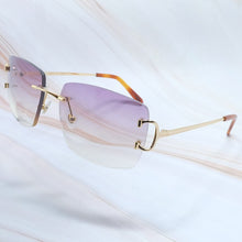 Load image into Gallery viewer, Square Sunglasses Mens Sunglasses Rimless Brand Designer Luxury Brand Sunglasses Carter Wire C Sunglasses Shades Eyewear