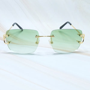 Square Sunglasses Mens Sunglasses Rimless Brand Designer Luxury Brand Sunglasses Carter Wire C Sunglasses Shades Eyewear