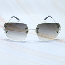 Load image into Gallery viewer, Square Sunglasses Mens Sunglasses Rimless Brand Designer Luxury Brand Sunglasses Carter Wire C Sunglasses Shades Eyewear