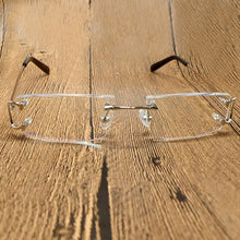 Load image into Gallery viewer, Square Sunglasses Mens Sunglasses Rimless Brand Designer Luxury Brand Sunglasses Carter Wire C Sunglasses Shades Eyewear