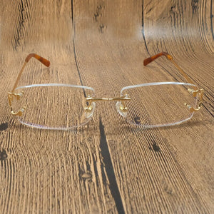 Square Sunglasses Mens Sunglasses Rimless Brand Designer Luxury Brand Sunglasses Carter Wire C Sunglasses Shades Eyewear