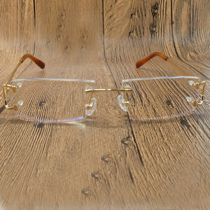Square Sunglasses Mens Sunglasses Rimless Brand Designer Luxury Brand Sunglasses Carter Wire C Sunglasses Shades Eyewear