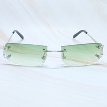 Load image into Gallery viewer, Square Sunglasses Mens Sunglasses Rimless Brand Designer Luxury Brand Sunglasses Carter Wire C Sunglasses Shades Eyewear