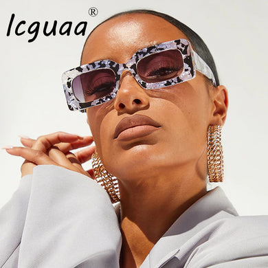 Square Sunglasses Women 2023 Retro Gradient Sun Glasses Men Blue Big Frame Glasses Vintage Eyewear UV400