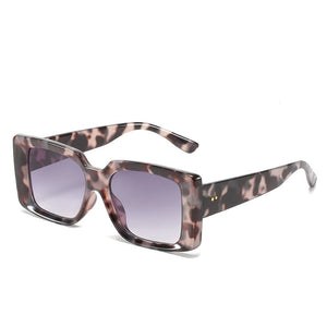 Square Sunglasses Women 2023 Retro Gradient Sun Glasses Men Blue Big Frame Glasses Vintage Eyewear UV400