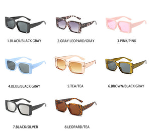 Square Sunglasses Women 2023 Retro Gradient Sun Glasses Men Blue Big Frame Glasses Vintage Eyewear UV400