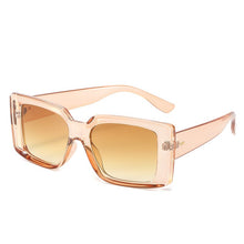 Load image into Gallery viewer, Square Sunglasses Women 2023 Retro Gradient Sun Glasses Men Blue Big Frame Glasses Vintage Eyewear UV400