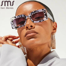 Load image into Gallery viewer, Square Sunglasses Women 2023 Retro Gradient Sun Glasses Men Blue Small Frame Glasses Rectangle Vintage Eyewear UV400