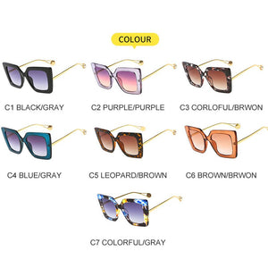 Square Sunglasses Women 2023  Brand Designer Unisex Sun Glasses Alloy Frame Female Glasses Feminino Oculos De Sol