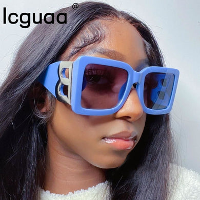 Square Sunglasses Women 2023 Big Frame Shades Men Brand  Sun Glasses UV400 Oversized B Sunglasses Designer