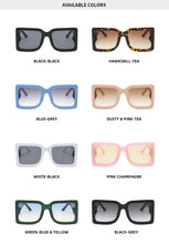 Carica l&#39;immagine nel visualizzatore di Gallery, Square Sunglasses Women 2023 Big Frame Shades Men Brand  Sun Glasses UV400 Oversized B Sunglasses Designer