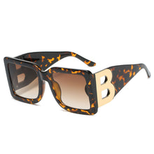 Carica l&#39;immagine nel visualizzatore di Gallery, Square Sunglasses Women 2023 Big Frame Shades Men Brand  Sun Glasses UV400 Oversized B Sunglasses Designer