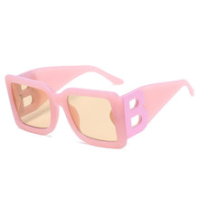Carica l&#39;immagine nel visualizzatore di Gallery, Square Sunglasses Women 2023 Big Frame Shades Men Brand  Sun Glasses UV400 Oversized B Sunglasses Designer