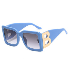 Carica l&#39;immagine nel visualizzatore di Gallery, Square Sunglasses Women 2023 Big Frame Shades Men Brand  Sun Glasses UV400 Oversized B Sunglasses Designer