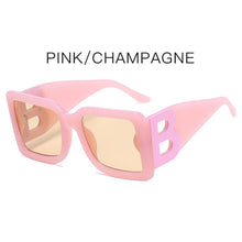 Carica l&#39;immagine nel visualizzatore di Gallery, Square Sunglasses Women 2023 Big Frame Shades Men Brand  Sun Glasses UV400 Oversized B Sunglasses Designer