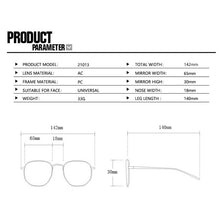 Load image into Gallery viewer, Square Sunglasses Women 2023 Small Frame Men Sunglasses Retro Mirror Sun Glasses  Lunette De Soleil Homme
