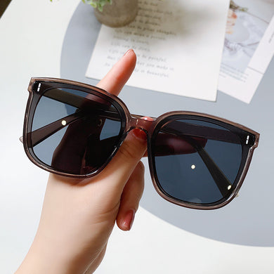 Square Sunglasses Women 2023 Vintage Brand Oversize Women's Sun Glasses Black Gradient Female Glasses Men UV400 Oculos de sol