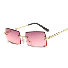 Load image into Gallery viewer, Square Sunglasses Women Brand Designer Rimless Gradient Sun Glasses Shades Cutting Lens Ladies Frameless Eyeglasses