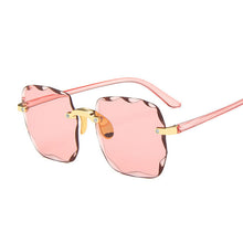 Load image into Gallery viewer, Square Sunglasses Women Brand Designer Rimless Gradient Sun Glasses Shades Cutting Lens Ladies Frameless Eyeglasses