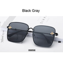 Load image into Gallery viewer, Square Sunglasses Women Brand Designer Gradient Sun Glasses Female Classic Retro Little Bee Frameless Ladies Oculos De Sol