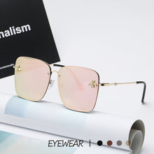 Load image into Gallery viewer, Square Sunglasses Women Brand Designer Gradient Sun Glasses Female Classic Retro Little Bee Frameless Ladies Oculos De Sol