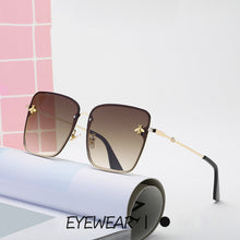 Load image into Gallery viewer, Square Sunglasses Women Brand Designer Gradient Sun Glasses Female Classic Retro Little Bee Frameless Ladies Oculos De Sol