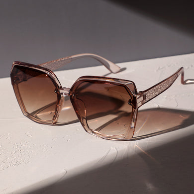 Square Sunglasses Women Brand Designer Gradient Sun Glasses Female Irregular Frame Vintage Brown Shades For Ladies Eyewear
