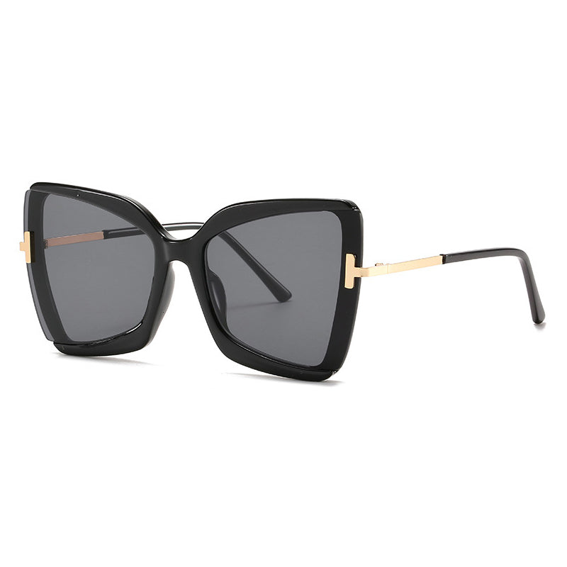 Square Sunglasses Women Luxulry Brand Design Retro Glasses Frame For Men Oversized Gradient Eyeglasses Spectacle UV400