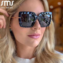 Load image into Gallery viewer, Square Sunglasses Women Men 2023 Oversized Retro  Brand Designer Sun Glasses Female Male Eyewear Oculos De Sol
