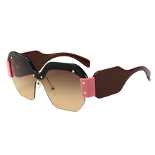 Load image into Gallery viewer, Square Sunglasses Women Men 2023 Oversizsed Sunglasses Round Goggle Eyeglasses Shades  Brand Designer Sun Glass