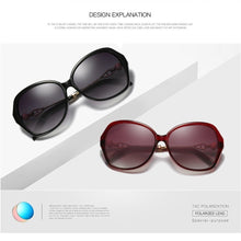 Load image into Gallery viewer, Square Sunglasses Women Polarized Brand Designer Sun Glasses Diamond Alloy Frame Oculos De Sol Feminino for Female