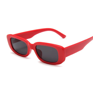 Occhiali da sole quadrati da donna rettangolari occhiali da sole firmati di marca per donna sfumata trasparente lente piccola unisex Oculos De Sol