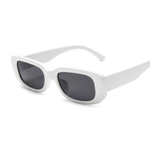 Carica l&#39;immagine nel visualizzatore di Gallery, Occhiali da sole quadrati da donna rettangolari occhiali da sole firmati di marca per donna sfumata trasparente lente piccola unisex Oculos De Sol