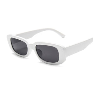 Occhiali da sole quadrati da donna rettangolari occhiali da sole firmati di marca per donna sfumata trasparente lente piccola unisex Oculos De Sol