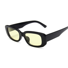 Carica l&#39;immagine nel visualizzatore di Gallery, Occhiali da sole quadrati da donna rettangolari occhiali da sole firmati di marca per donna sfumata trasparente lente piccola unisex Oculos De Sol